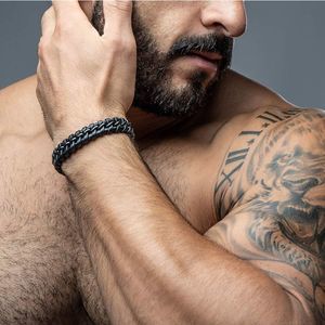 NWOT l Premium Genuine Leather Bracelet Black